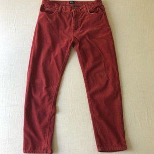 Urban Outfitters BDG Dad Fit Red Corduroys (30/32)